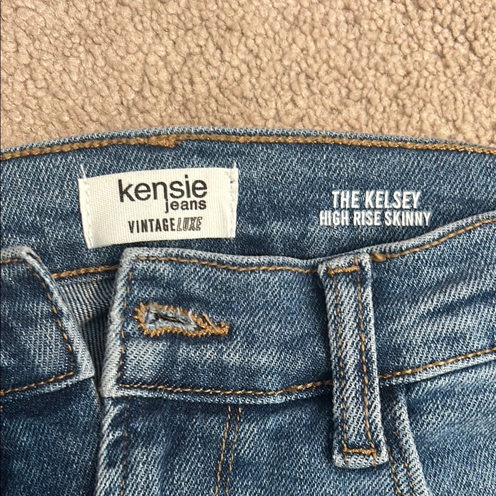 Kensie Blue High Rise Jeans Classic Style
